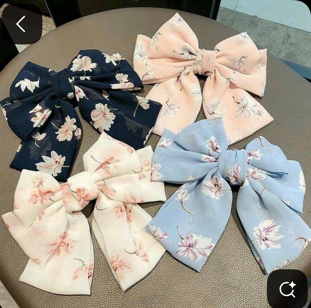 Floral Chiffon Hair Bows Explained