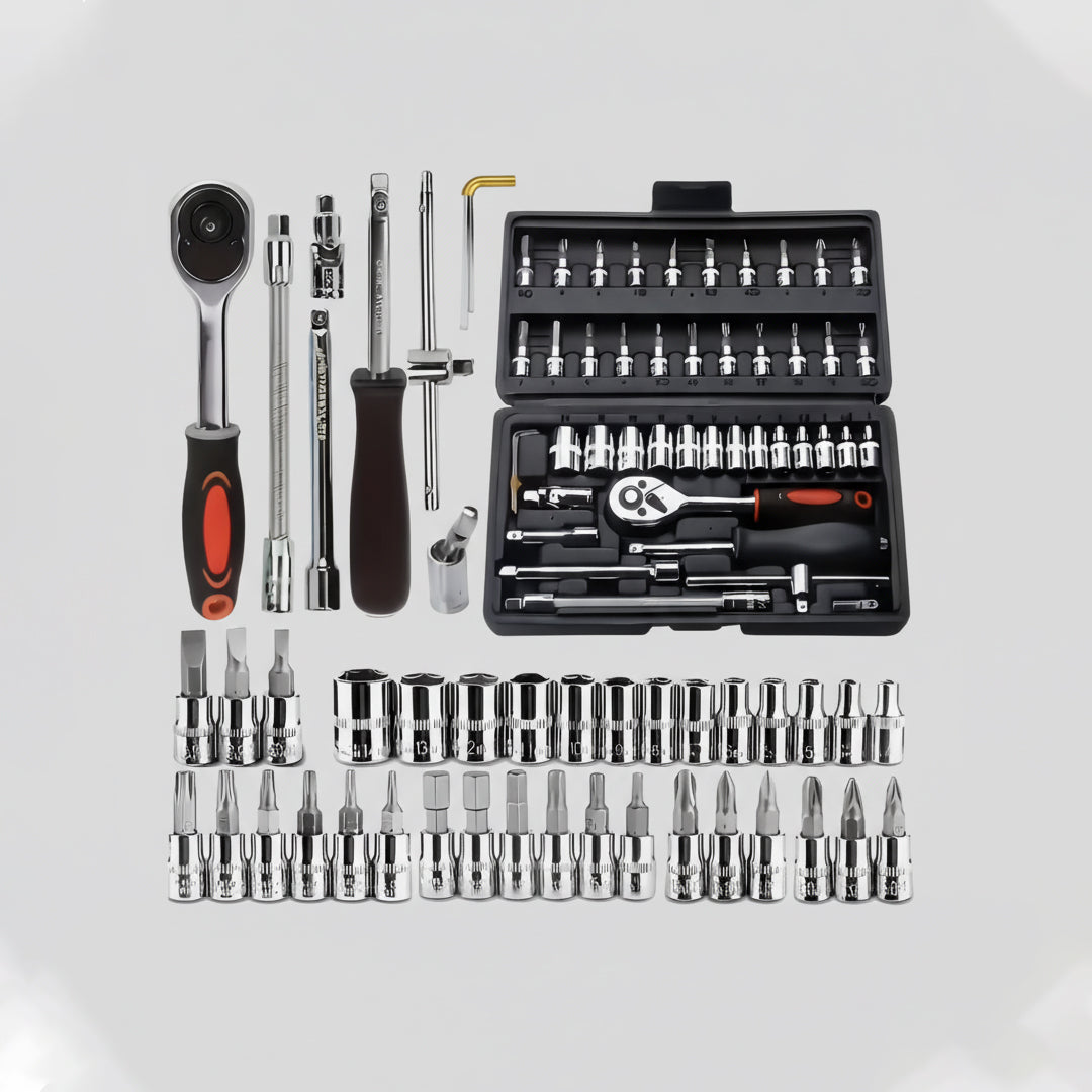 Tool Kit 46 Pieces Drive Socket