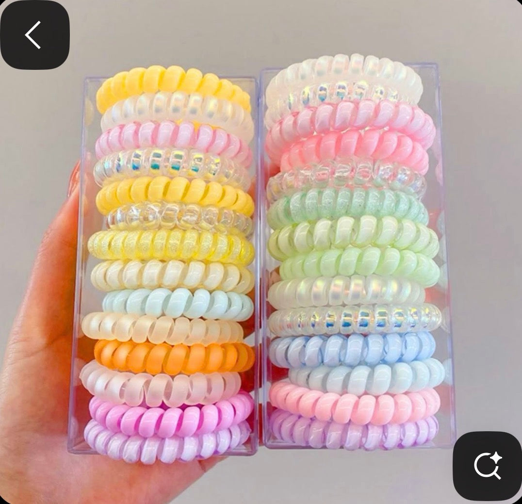 Spiral Hair Ties :Benefits and care