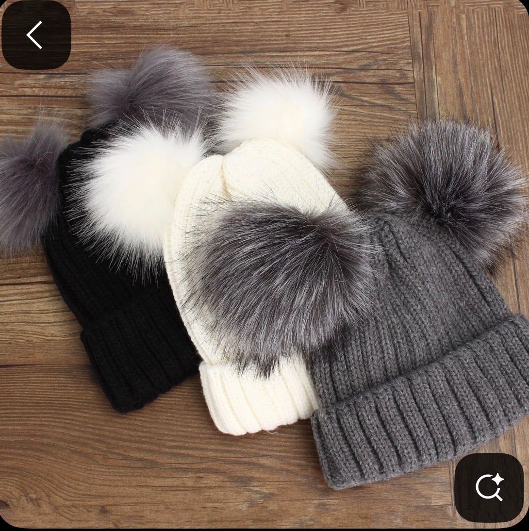 Pom-Pom beanie style and shopping